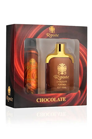 Erkek Parfüm & Deodorant Seti Chocolate For Men 100 Ml