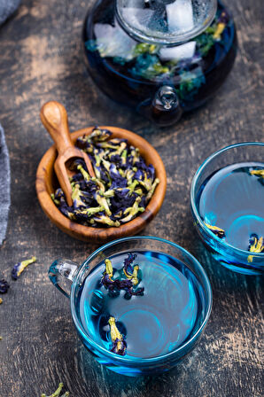 Çay ButterPea Flower Tea Mavi Kelebek Sarmaşığı Çayı Deluxe Seri  25 Gr