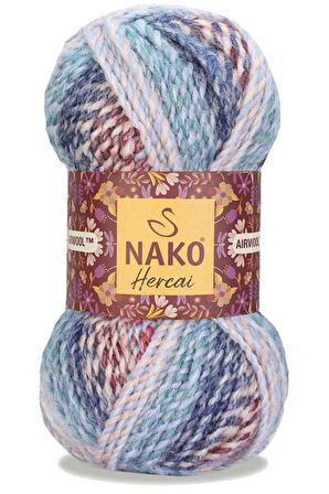 5 Adet Ebruli Hırka Kazak Atkı Bere El Örgü İpi Yünü 28132