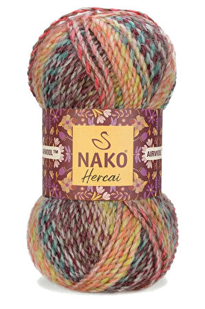 5 Adet Ebruli Hırka Kazak Atkı Bere El Örgü İpi Yünü 28030