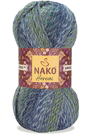 5 Adet Ebruli Hırka Kazak Atkı Bere El Örgü İpi Yünü 28046