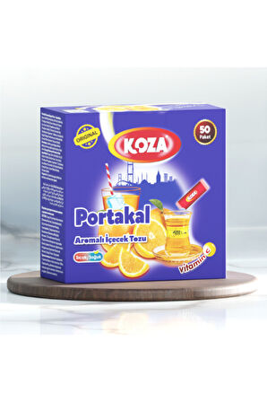 Tek İçimlik Portakal Aromalı Toz İçecek 50'li