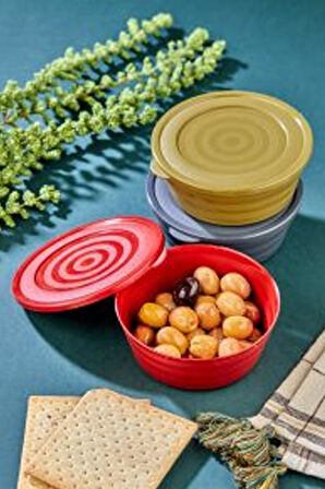 Kapaklı Yonca Kase 6'lı -HT-003