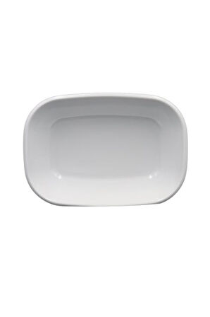 17 Cm Melamin Kare Kayı Tabak -054