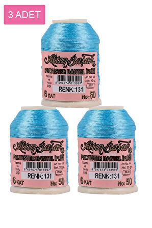 3 Adet Altınbaşak Oya ve Dantel İpi 20 gr -  - No: 131