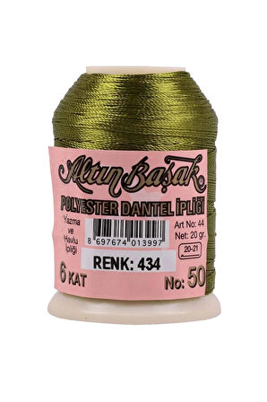 3 Adet Altınbaşak Oya ve Dantel İpi 20 gr -  - No: 434