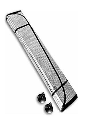 Oto Güneşlik Balonlu Çift Taraflı Alüminyum Folyo Kaplı Oto Güneşlik 130x60 Cm -80740