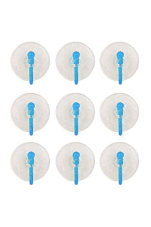 9'Lu Eko Vantuz Askı Şeffaf 2,5 Cm -SF-855