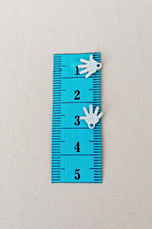 Oya Abiye Bileklik Kolye Pleksi Metalik Plastik Pul Gümüş Renk 24 gram 285 adet - BNC579