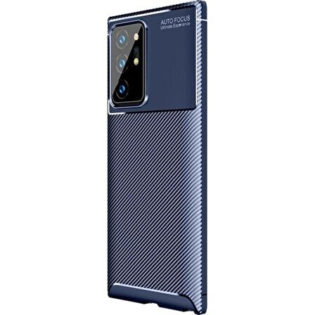 Gpack Samsung Galaxy Note 20 Kılıf Negro Karbon Dizayn Silikon