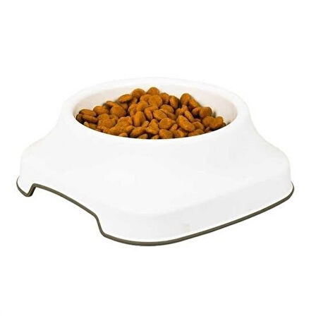 Evyora® Silikon Kaydırmaz Taban Plastik Kedi ve Köpek Mama ve Su Kabı 2 L