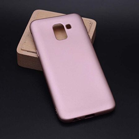 Smcase Samsung Galaxy J6 Lüks Silikon Kılıf  Nano Ekran Koruyucu