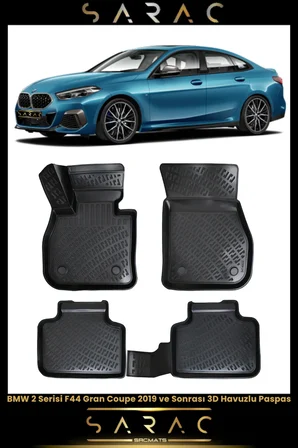 Bmw 2 Serisi F44 Gran Coupe 2020 Model Araca Özel 3d Havuzlu Paspas