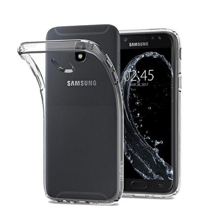 Smcase Samsung Galaxy J4 Silikon Kılıf  Cam Ekran Koruyucu