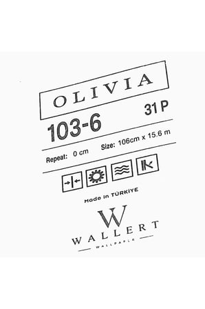 modern vinil duvar kağıdı 103-6 | wallert olivia, gri, kağıt taban taban + vinil kaplama - 16.5 m²