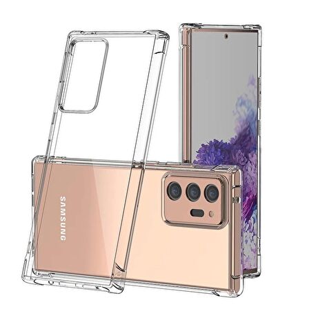 Gpack Samsung Galaxy Note 20 Ultra Kılıf AntiShock Ultra Sert Silikon Darbe Dayanıklı