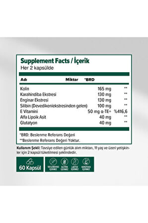 Ocean Hepalex 60 Softgel Kapsül 2 Adet