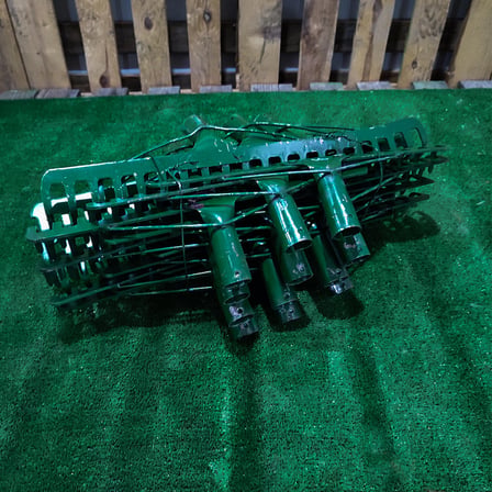TAKVİYELİ TIRMIK 10 DİŞLİ METAL BAHÇE TIRMIĞI ÇİM TOPRAK TAŞ TOPLAMA TIRMIĞI