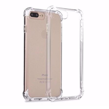Smcase iPhone 7 Plus Darbe Koruma Silikon Kılıf  Nano Ekran Koruyucu