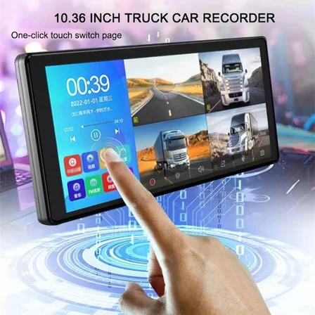10.36 İNÇ DOKUNMATİK EKRAN 256 GB AHD DVR 4K BLUETOOTH MP5 MONİTÖR (KAMERASIZ)