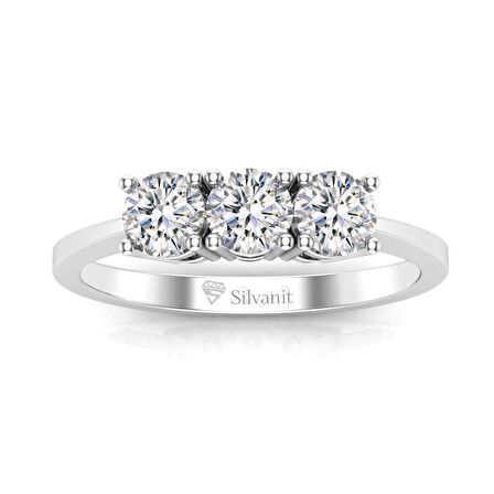 0,90 Karat Pırlanta Tria Yüzük