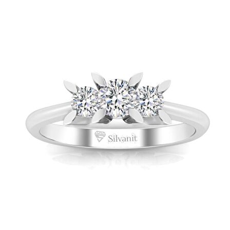 0,40 Karat Pırlanta Tria Yüzük