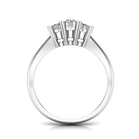 0,50 Karat Pırlanta Tria Yüzük