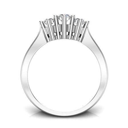 0,25 Karat Pırlanta Tria Yüzük