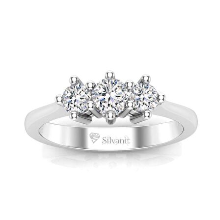 0,25 Karat Pırlanta Tria Yüzük