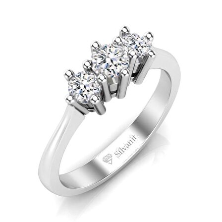 0,25 Karat Pırlanta Tria Yüzük