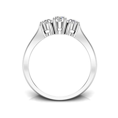 0,35 Karat Pırlanta Tria Yüzük