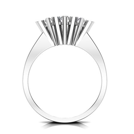 0,15 Karat Pırlanta Tria Yüzük