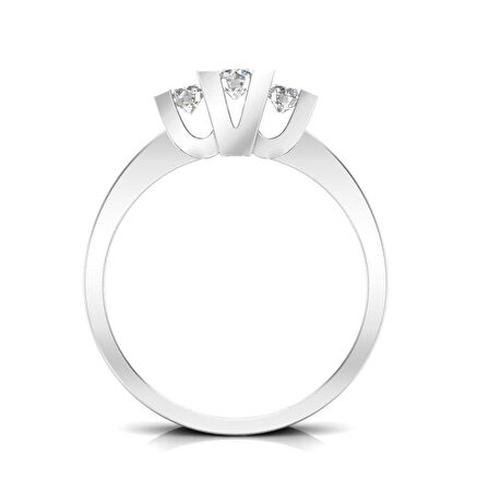 0,35 Karat Pırlanta Tria Yüzük