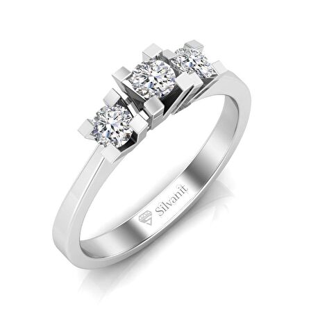 0,30 Karat Pırlanta Tria Yüzük