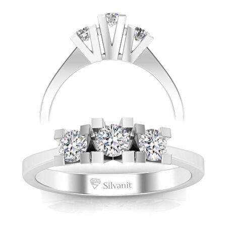 0,30 Karat Pırlanta Tria Yüzük