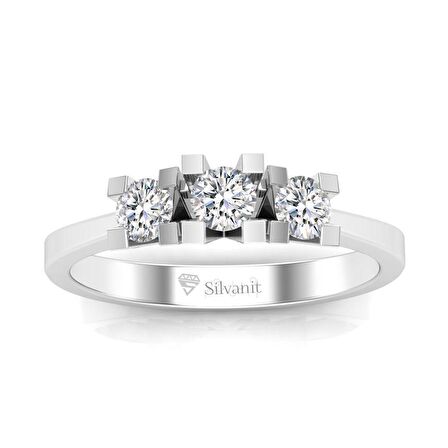0,30 Karat Pırlanta Tria Yüzük