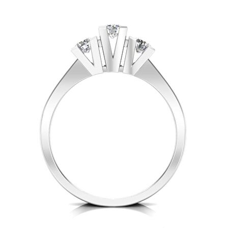 0,30 Karat Pırlanta Tria Yüzük