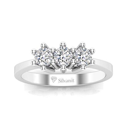 0,45 Karat Pırlanta Tria Yüzük