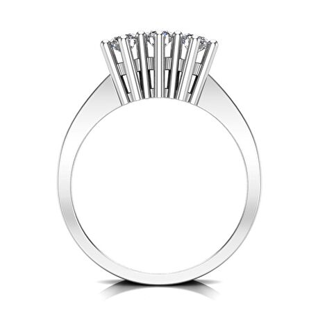 0,45 Karat Pırlanta Tria Yüzük