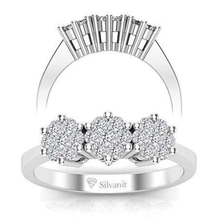 0,30 Karat Pırlanta Tria Yüzük