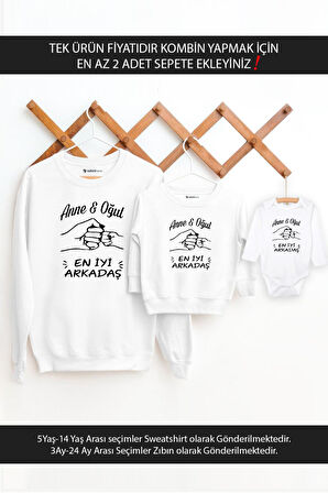 Anne Oğul En İyi Arkadaş(TEK ÜRÜN FİYATIDIR KOMBİN YAPMAK İÇİN EN AZ 2 ADET SEPETE EKLEYİNİZ)