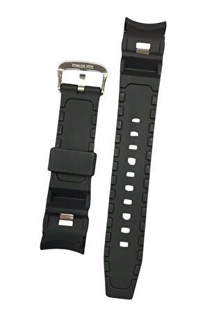 Casio MTD-1070 Siyah Orijinal Silikon Saat Kordonu