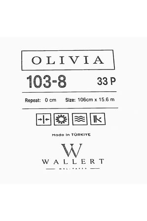 modern vinil duvar kağıdı 103-8 | wallert olivia, gri, kağıt taban taban + vinil kaplama - 16.5 m²
