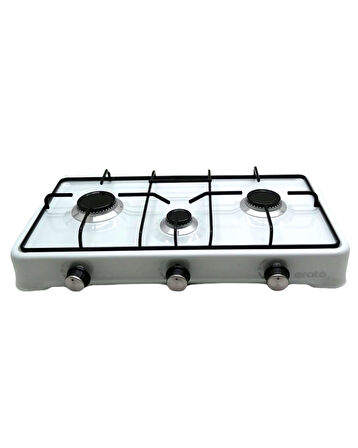 3LÜ LPG BEYAZ EMAYE SET ÜSTÜ OCAK  GO50604567540