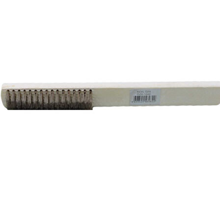 Metal Telli Fırça Ahşap Saplı Pas Kir Sökme Temizleme Fırçası  GO50604374670