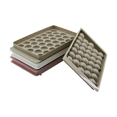 33LÜ MİNİ TOP KÜRE BUZLUK RENKLİ PLASTİK  GO5060Gok181060