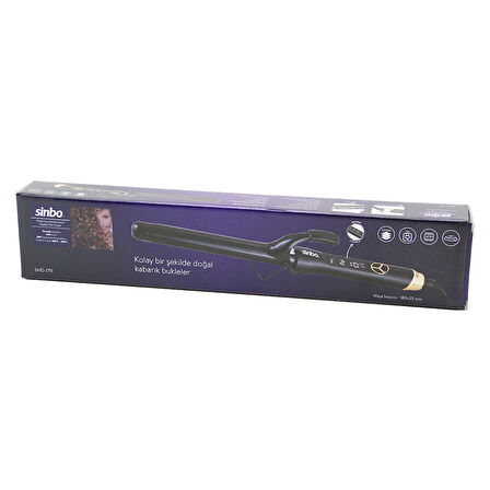 180X25MM DİJİTAL SAÇ ŞEKİLLENDİRİCİ MAKİNE SERAMİK KAPLAMA 100-210℃ 360° KABLO=1.8MT SHD-1711 (5060)