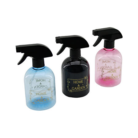 PLASTİK LARA - 500ML HOME GARDEN RENKLİ PLASTİK BOŞ SPREY ŞİŞE (5060)