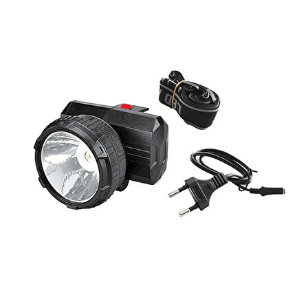 1 LEDLİ ŞARJLI KAFA FENERİ (5060)