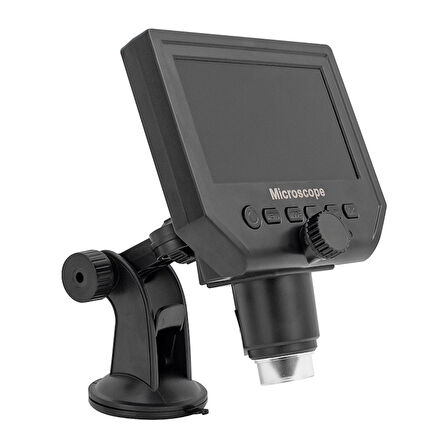 4.3 LCD DIGITAL EKRANLI 3.6 MP HD TAŞINABİLİR MİKROSKOP (1-600X ZOOM-LİTYUM PİLLİ) (5060)